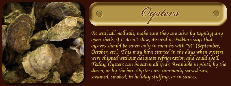 Oysters